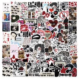 DIWSO 100 Pcs Downtown Y2K Girls Stickers Waterproof for Laptop Skateboard Scrapbook Computer Water Bottle Luggage Helmet Bike Car,Vinyl Aesthetic Downtown Girl Sticker for Teens Adults