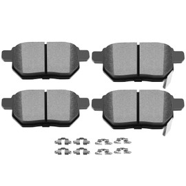 SCITOO Disc Brake Pads Kits D1354-8463 Ceramic Rear Brake Pads Set Fit For Pontiac For Vibe 2009-2010,For Scion For iM 2016,For Scion For tC 2011-2016,For Scion For xB 2008-2015