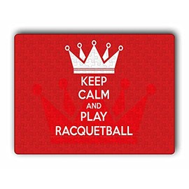 Makoroni - Keep Calm and Play Racquetball - Jigsaw Puzzle 252 pcs, DesW64
