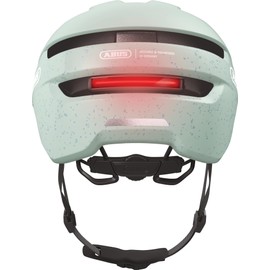 ABUS PURL-Y ACE Bike Helmet with LED Light - Suitable for riding e-Bikes and S-Pedelecs - trendy NTA safety Helmet for Adults and Teenagers - Green (mint Green), Size S
