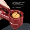 Nutcracker Tool, Aluminium Multifunctional Red Cup-Shaped Nut Opener, Stainless Steel