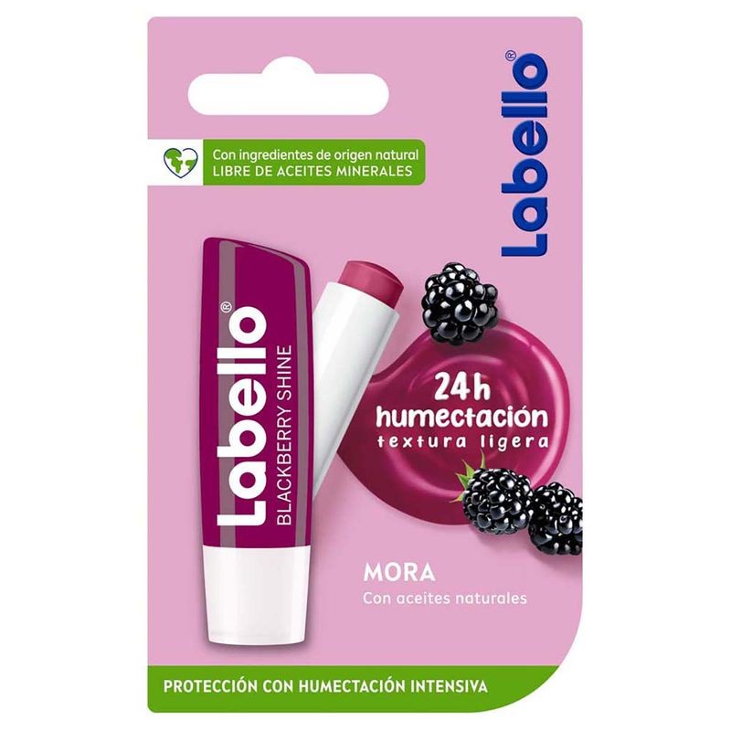 Bálsamo Labial humectante LABELLO Mora 4.5g