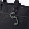 Lihit Lab A7791-24 Bag Hanger Bag Hook, Black