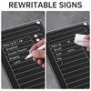NiHome Magnetic Acrylic to Do List Planning Board with Sliders