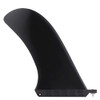 Plastic Fins Single 9.25" Black for Surfboards