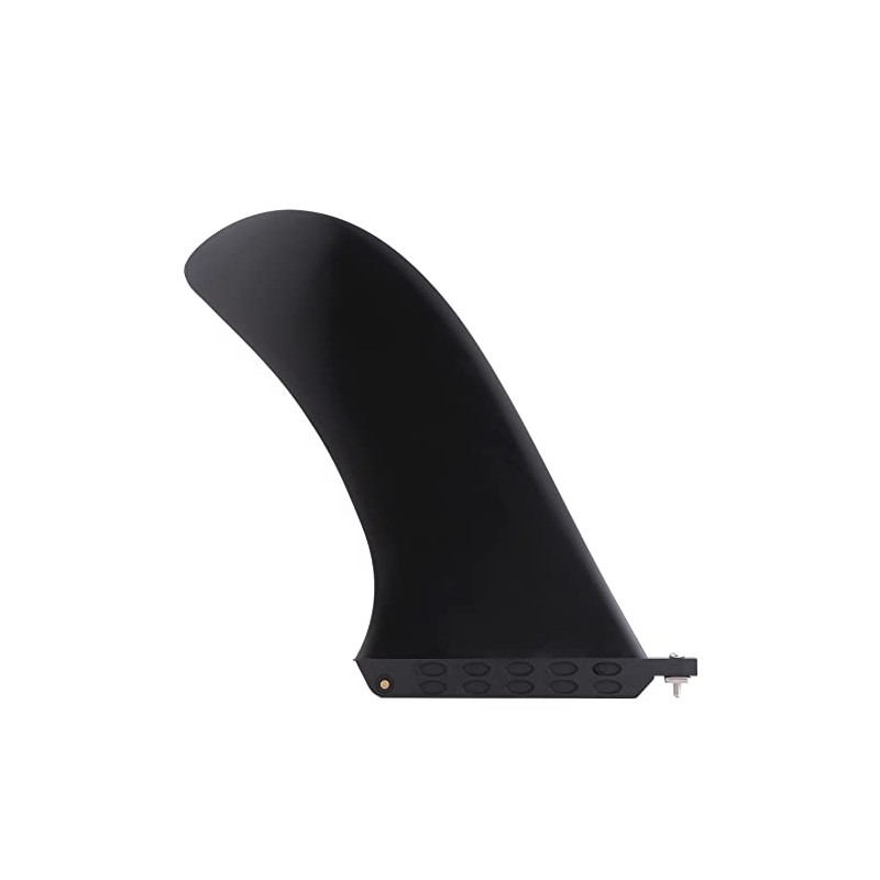 Plastic Fins Single 9.25" Black for Surfboards