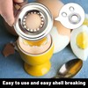 Egg Topper ｆor Boiled Eggs,1 Pcs Boiled Egg Cutter,Boiled Egg