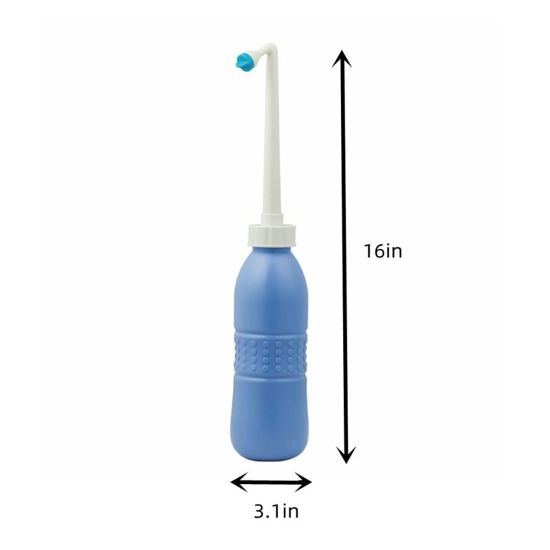Portable Bidet Bottle Portable Hygienic Care Manual Bidet (16 inch)
