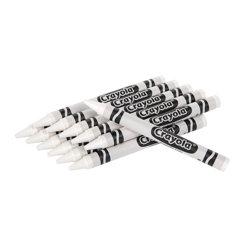 Crayola 151958 Crayons-White 12-Pkg