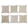Modern Homes 100% Cotton Decorative Throw Pillow Covers Cushion Cases