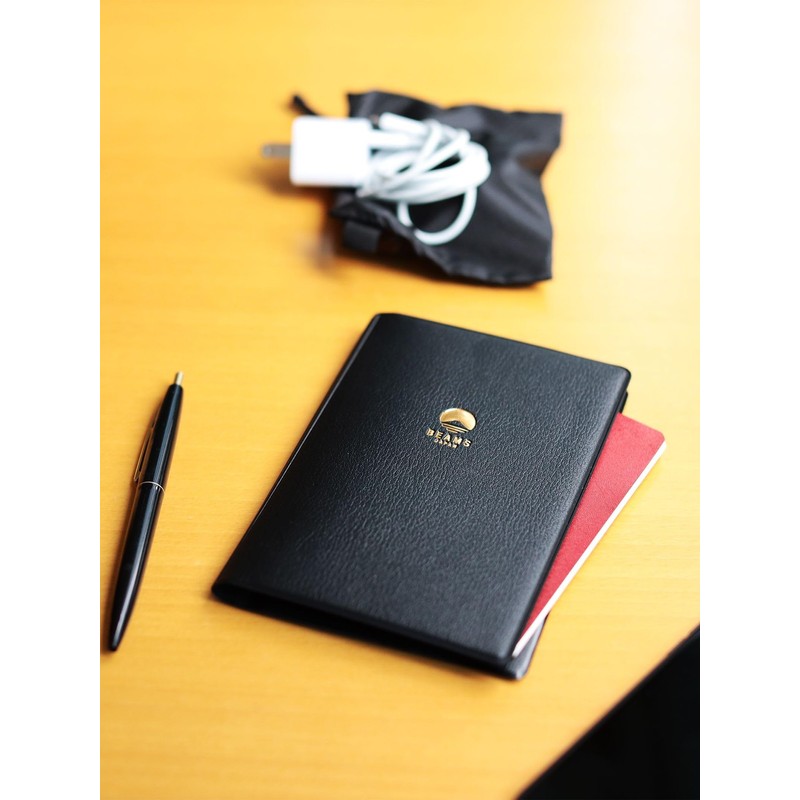 BEAMS JAPAN Stationery HIGHTIDE Bespoke Passport Case, orange