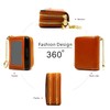 ANDOILT Small Genuine Leather Wallet for Women Men RFID Blocking