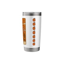 Tarot Card Fall Art Pumpkin Spice Latte Stainless Steel Insulated Tumbler