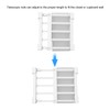TUORE DIY Cabinet Divider Rack, Multi Functional Nail Free Expandable