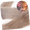 jojofuny 4pcs Faux Fur Fabric Beards for Crafting Soft Trim