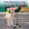 KingPavonini Walking Cane for Men Women Stability, Free Standing Foldable