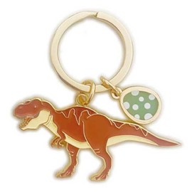 World Shoji 151133 Keychain Dinosaur Key Ring T-Rex