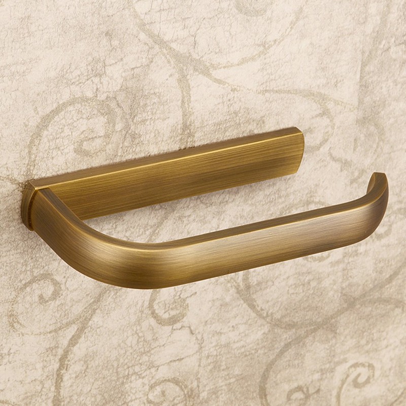 Leyden Brass Toilet Paper Holder, Antique Brass Toilet Roll Holder