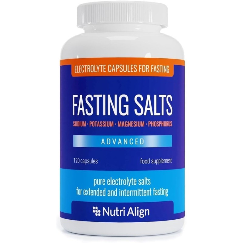 Fasting Salts Capsules Pure Electrolytes for Fasting. Sodium, Potassium, Magnesium,