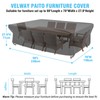 Velway Patio Furniture Cover Outdoor, Waterproof Rectangular Patio Table Chair