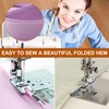 ZephyrCraft 8 Pcs Sewing Machine Accessories, Rolled Hem Presser Foot