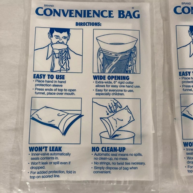 GKR Industries Convenience Emesis Bag Model GKR # 1000/7000 White,