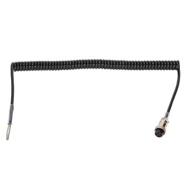 Radio Microphone Cable Replacement Female Hand Mic Cord with Prewired 4 Pin Connector for CB HAM Radio