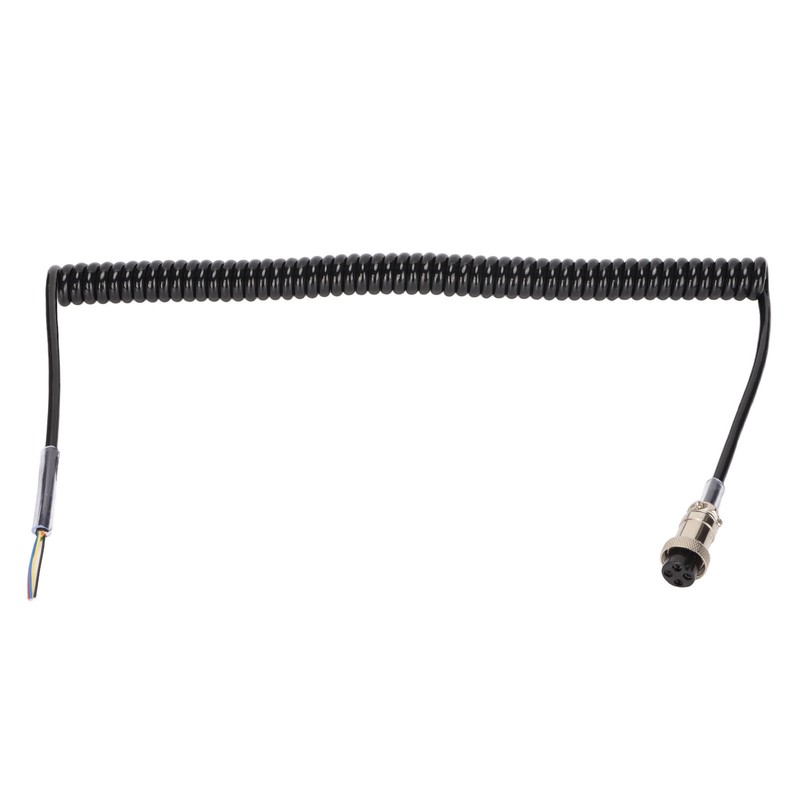 Radio Microphone Cable Replacement Female Hand Mic Cord with Prewired