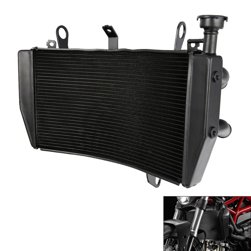 XMT-MOTO Engine Cooling Cooler Radiator Fit For Ducati Monster 821