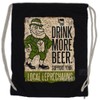 Urban Backwoods Drink More Beißer Fun Drawstring Bag Gym Sack