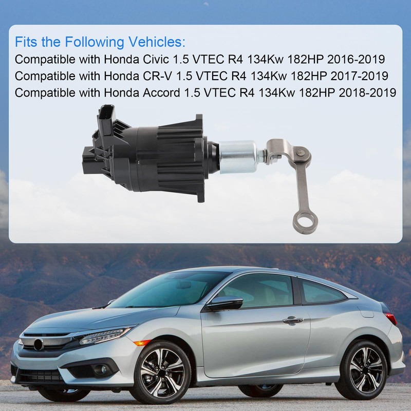RADHLBNIU Electronic Turbo Wastegate Actuator Compatible with Honda Civic CR-V