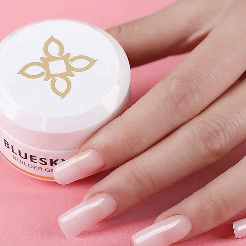Bluesky Builder Gel For Nails and Nail Extensions, Nail Strengthener