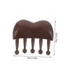 Minkissy Scalp Wide Teeth Wooden Comb Small Hair Comb for