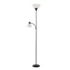 Mainstays 72'' Combo Floor Lamp, Black