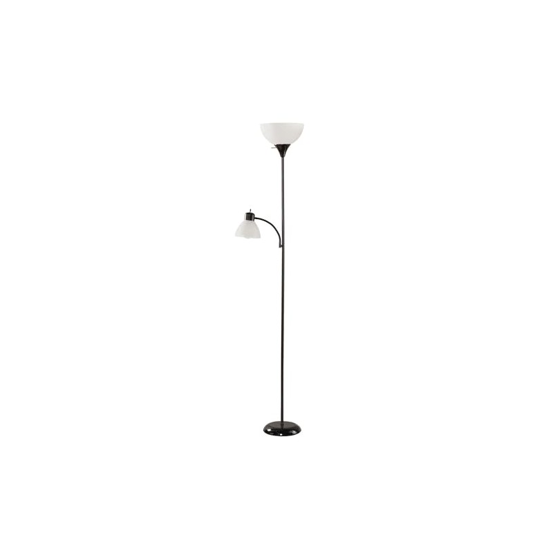 Mainstays 72'' Combo Floor Lamp, Black