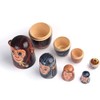 Matrioska Matrioska Set of 5 Funny Monkeys and Nesting Bananas