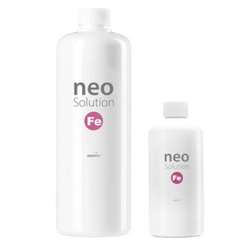 Aquario Plant Fertilizer for Aquarium Plants - Liquid Iron Fertilizer for Aquarium Plants - Boosts Red Color & Supports Healthy Growth for Aquarium Plants - Neo Solution Fe, 300ml