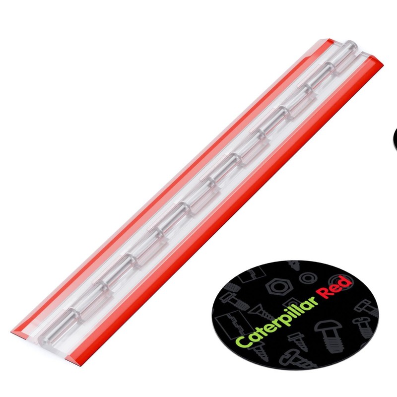 4X Acrylic Hinges - No Glue Required. Transparent Clear Plastic