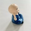 Buddha Zen Monk Hear No Evil Figurine for Home, Desk,