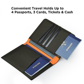 ALPAKA ARK Bifold Passport Wallet - Passport Holder with X-Pac VX21 Weatherproof Fabric, UV Proof, Passport Slot, 3 Card, Cash, Travle Documents Slots for Men Family Travel Journeys (Green)