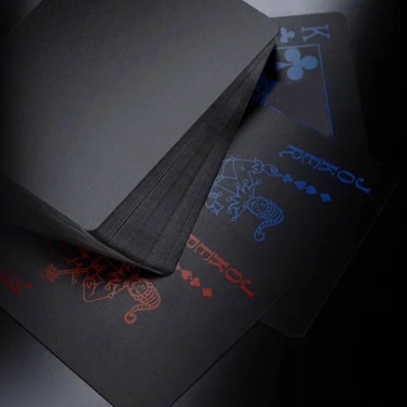 4 Decks Poker Cards Waterproof Soft Flexible Plastic Party Poker