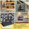 MyLifeUNIT Straw Holder for Cabinet Door, Metal Straw Dispenser Organizer