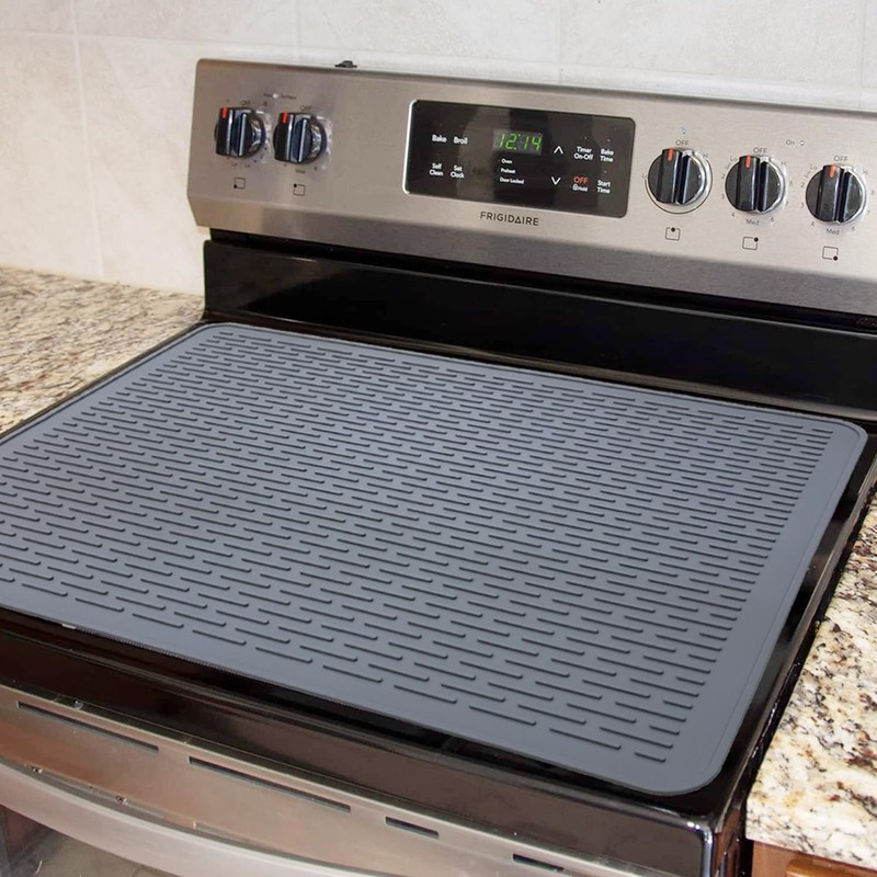 Silicone Glass Stove Top Cover Mat, 28" X 20" Stove