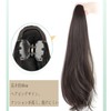 HAPVITAL Women's Ponytail Wig, Natural, Popular, Clip-On, Long, Lightweight, Easy,