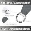 NAKIHOUSE Sun Sail, Waterproof, 2 x 4 m, Rectangular, Premium