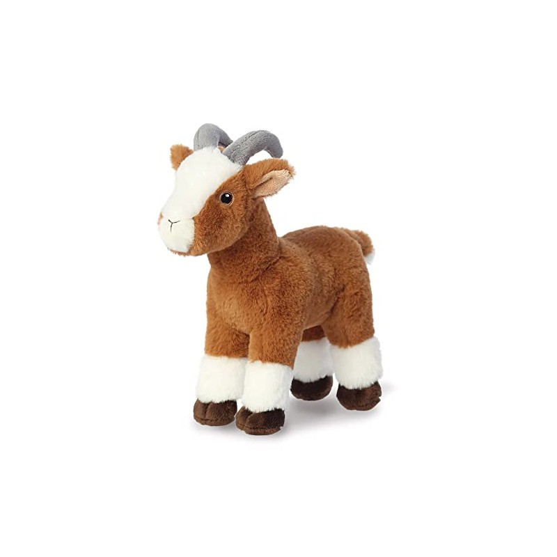 Aurora, 35052 Eco Nation Goat, 10.5In, Recycled Soft Toy, Brown