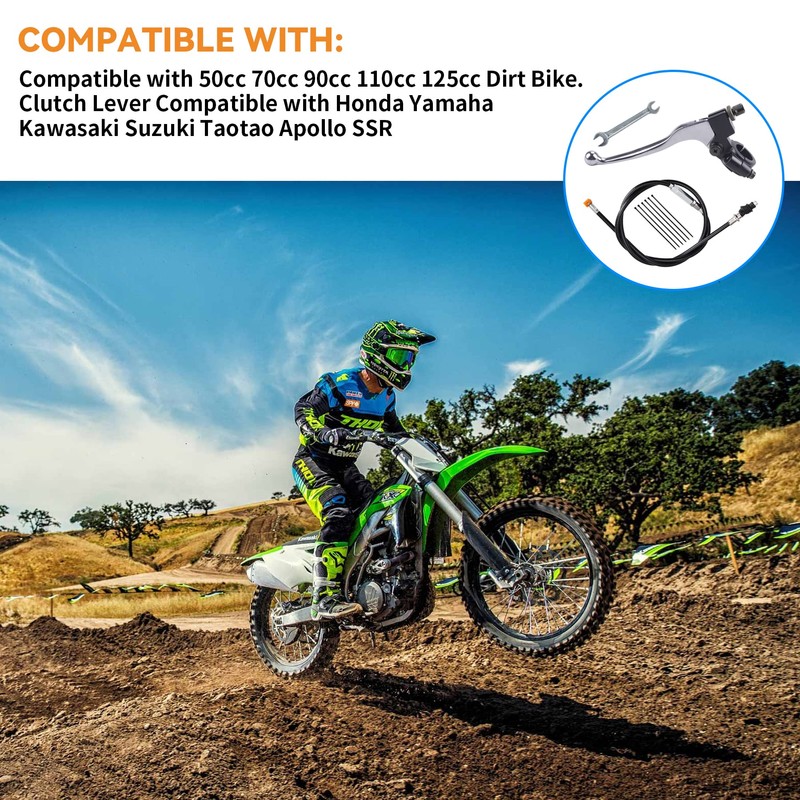 Stylemafia 7/8" Handlebar Left Clutch Lever and 39" Clutch Cable