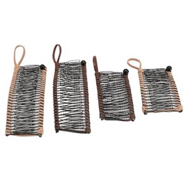 ZJchao Pinzas para el Cabello de Plátano para Mujeres, 20 y 30 Dientes, Peines con Agarre de Plátano para Cabello Rizado, Grueso y Ondulado, Coleta con Peine para Todos los Peinados