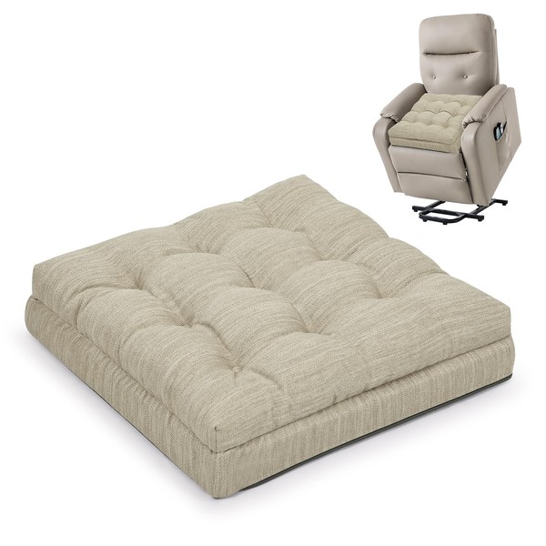 Shinnwa Memory Foam Recliner Cushion for Elderly, Dual-Layer Foam Chair
