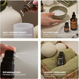 Cliganic Organic Frankincense Essential Oil - Boswellia Serrata, 100% Pure Natural Undiluted, for Aromatherapy | Non-GMO Verified